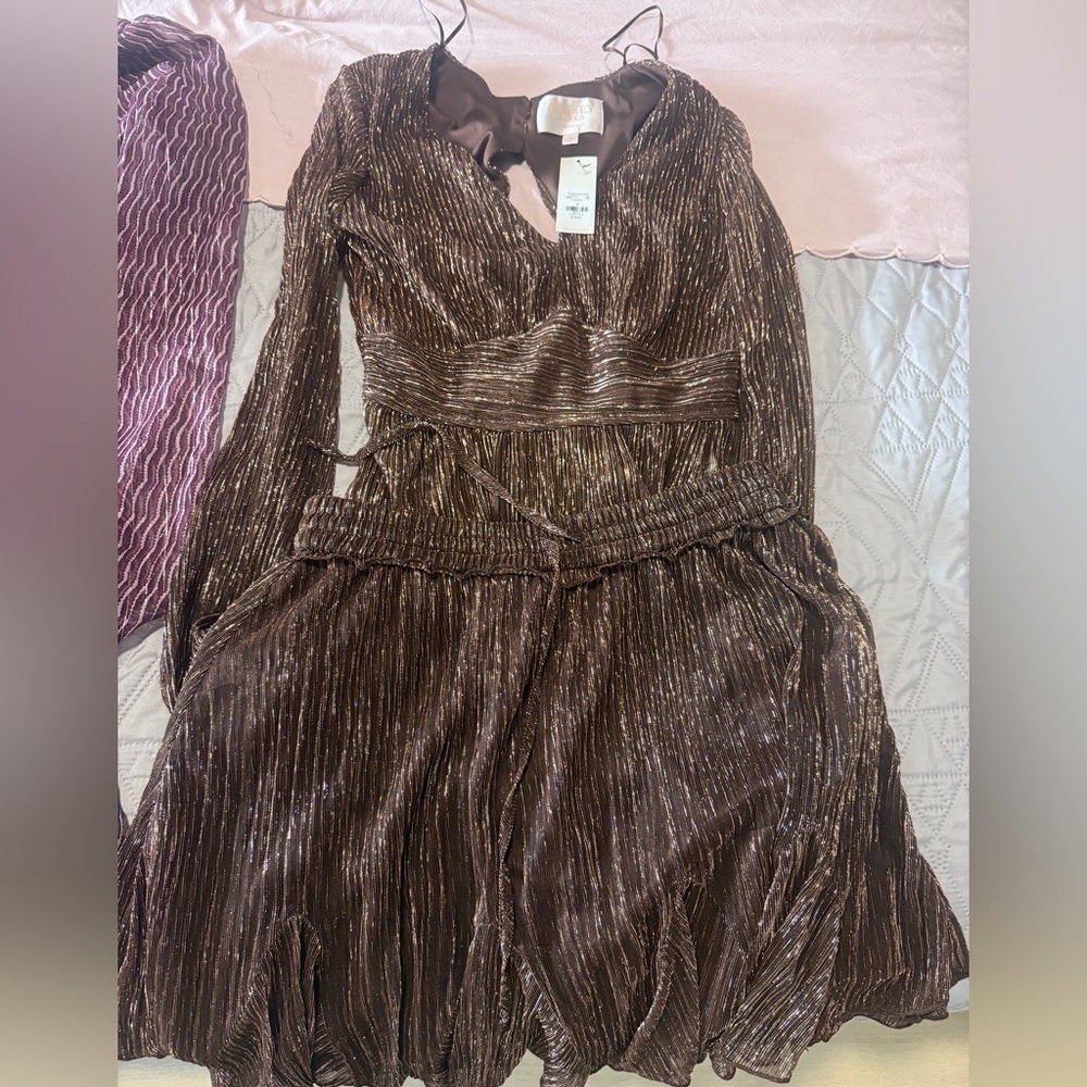 Elegant Brown Kids Dress